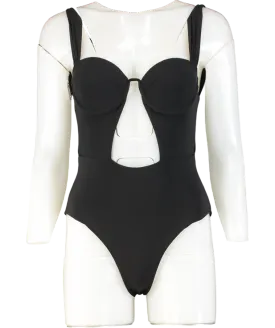 Arabella London Black The Bustier Swimsuit 34a UK 6-8