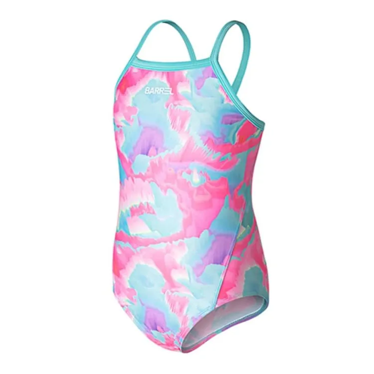 Barrel Kids Training PT VBack Strap Swimsuit-PINK