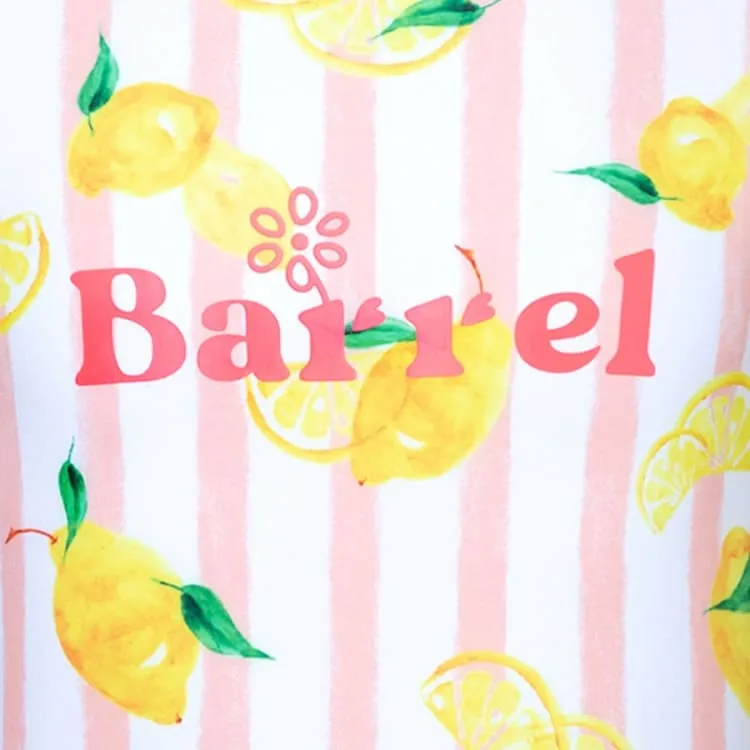 Barrel Kids Volley Two Piece Rashguard-LEMON