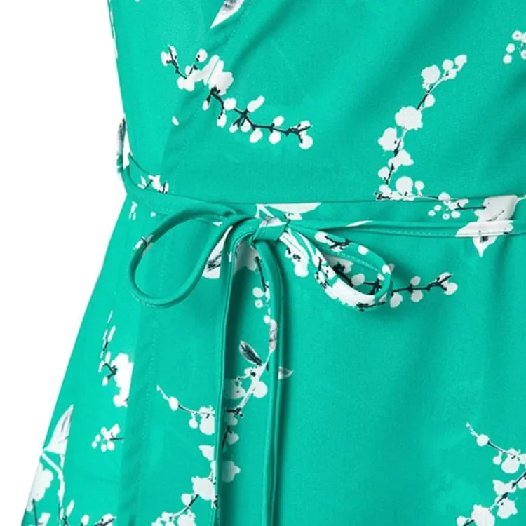 Barrel Womens Wrap One Piece Cover Up-MINT BIRD
