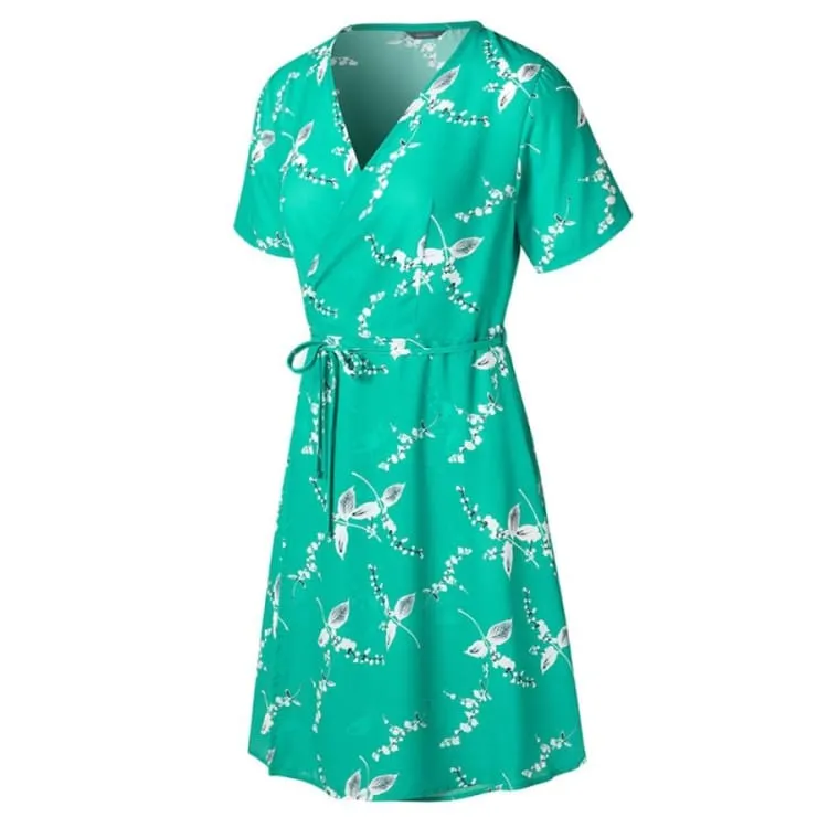 Barrel Womens Wrap One Piece Cover Up-MINT BIRD