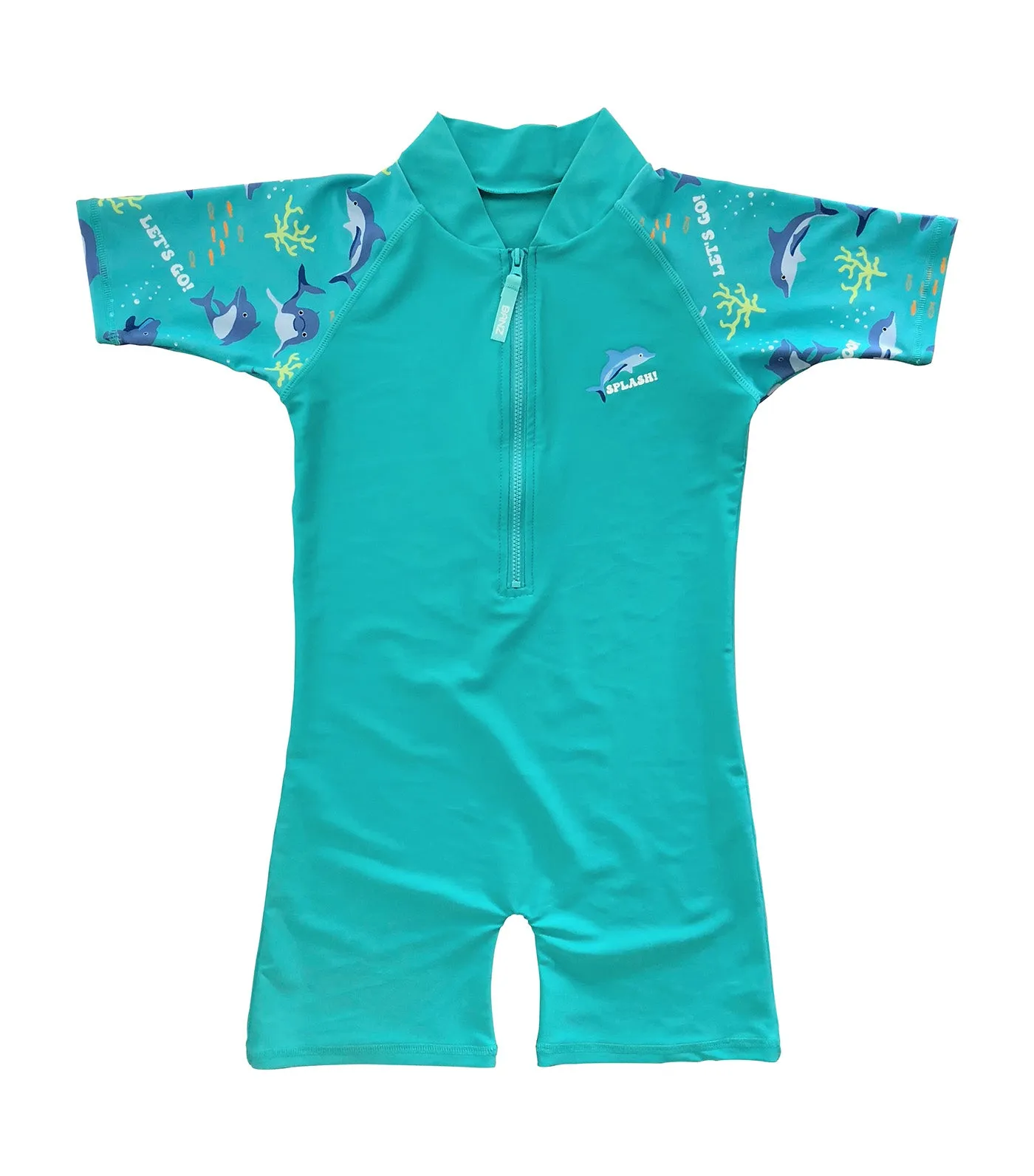 Boys One-Piece Swimsuit - Dolphin