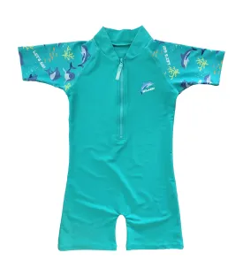 Boys One-Piece Swimsuit - Dolphin
