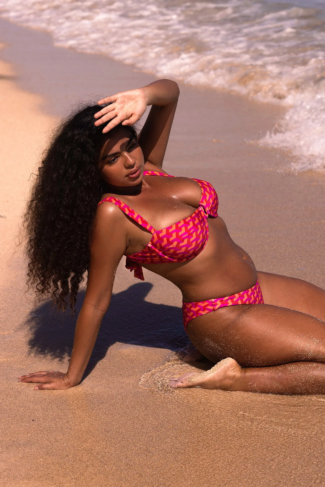 Byron Bottom - Fuchsia Geo