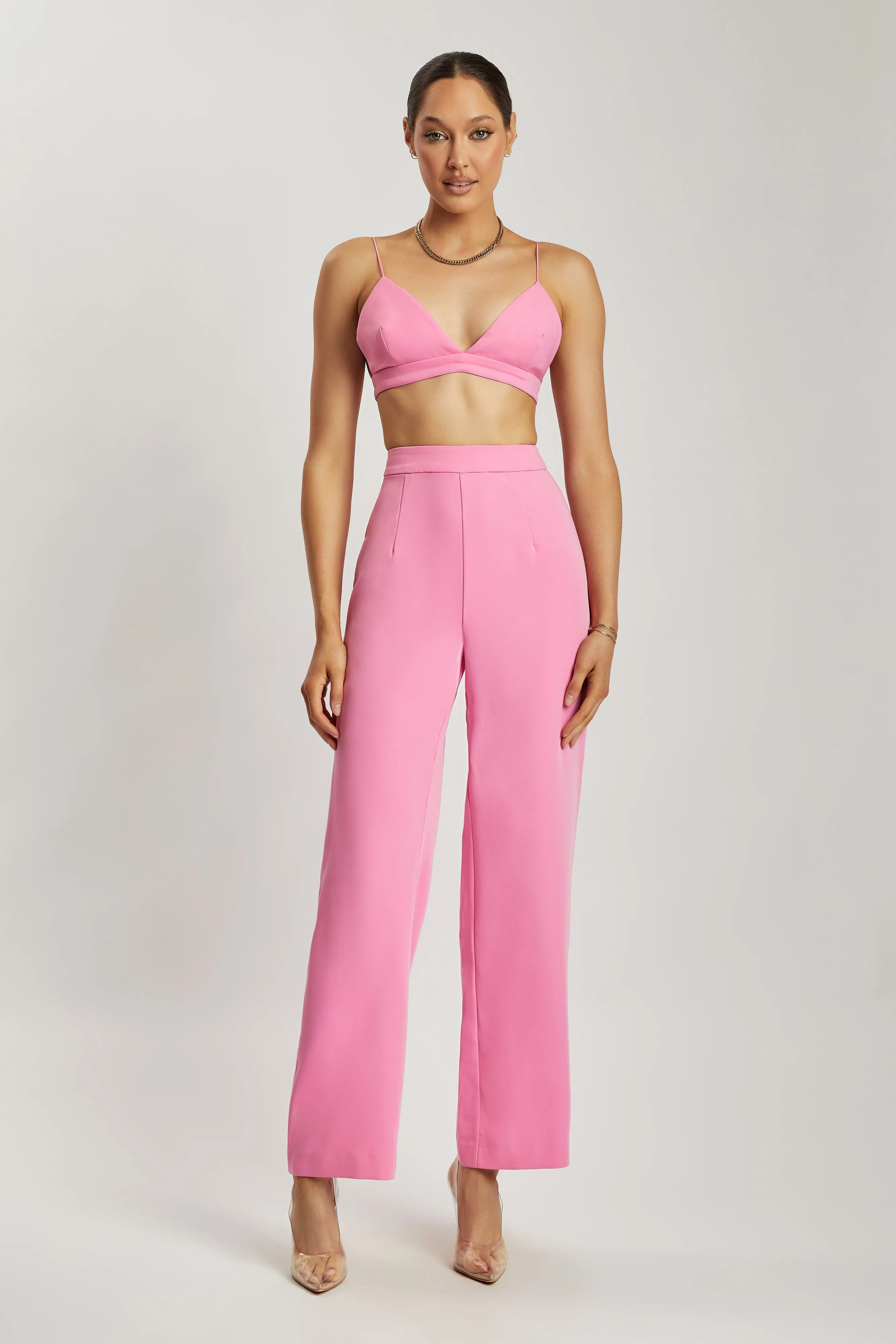Cynthia Triangle Bralette - Pink