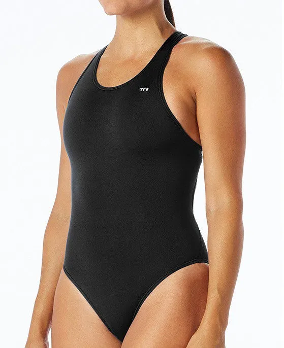 Durafast Elite Solid Maxfit One-Piece Swimsuit - Women's TYR, Black