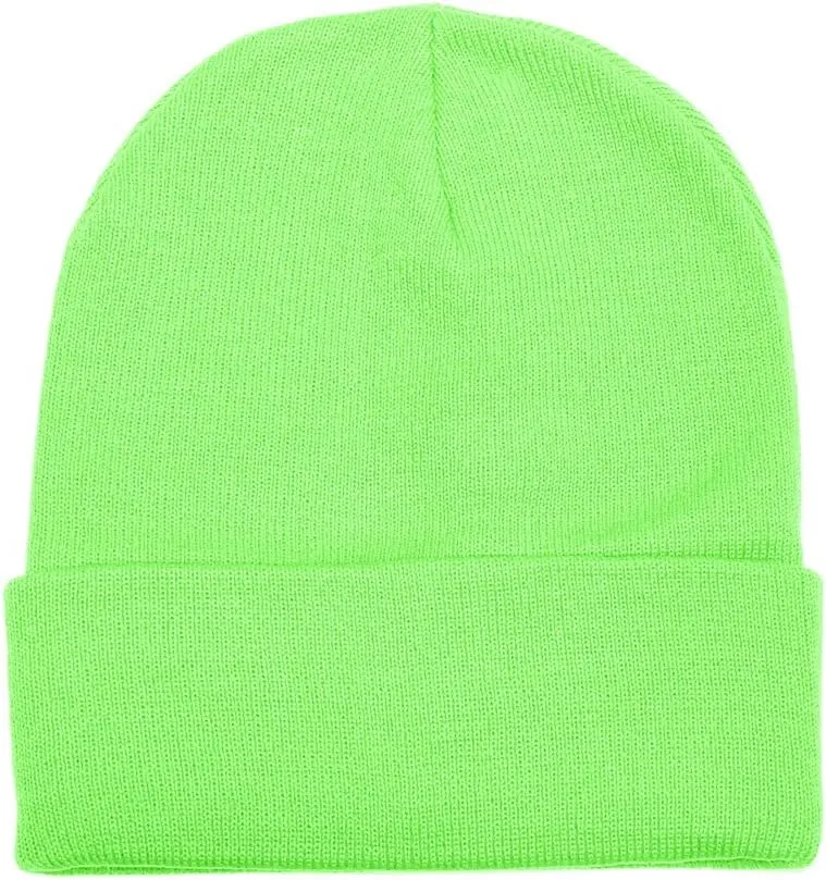 Gelante Unisex Beanie Cap Knitted Warm Solid Color and Multi-Color Multi-Packs