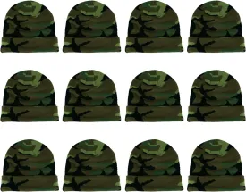 Gelante Unisex Beanie Cap Knitted Warm Solid Color and Multi-Color Multi-Packs