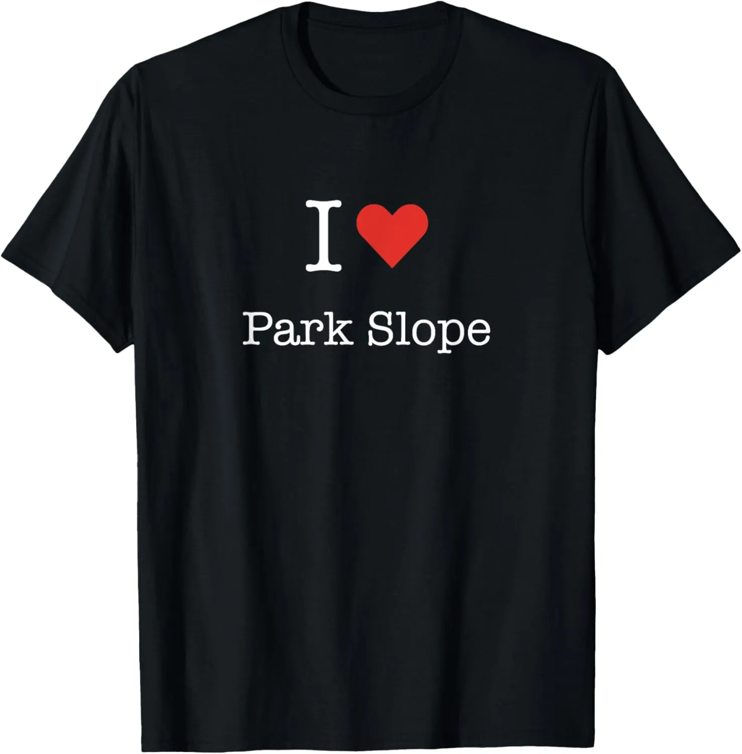 I Love Park Slope with Heart Minimalist Simple Graphic T-Shirt