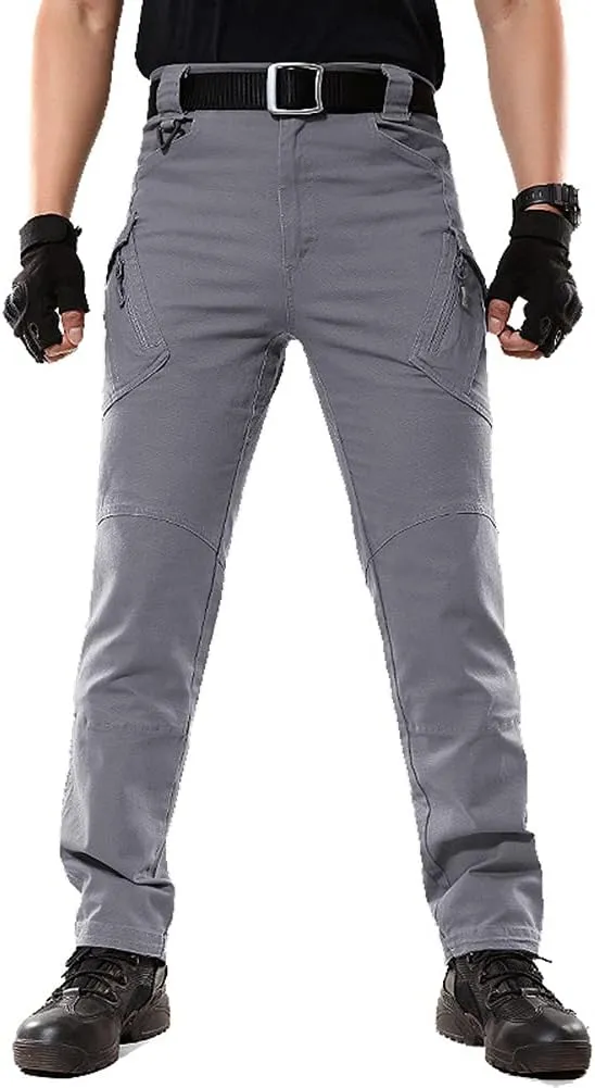 LABEYZON Men's Casual Cargo Work Pants Outdoor Lightweight Military Tactcial Pants for Men with 9 Pockets