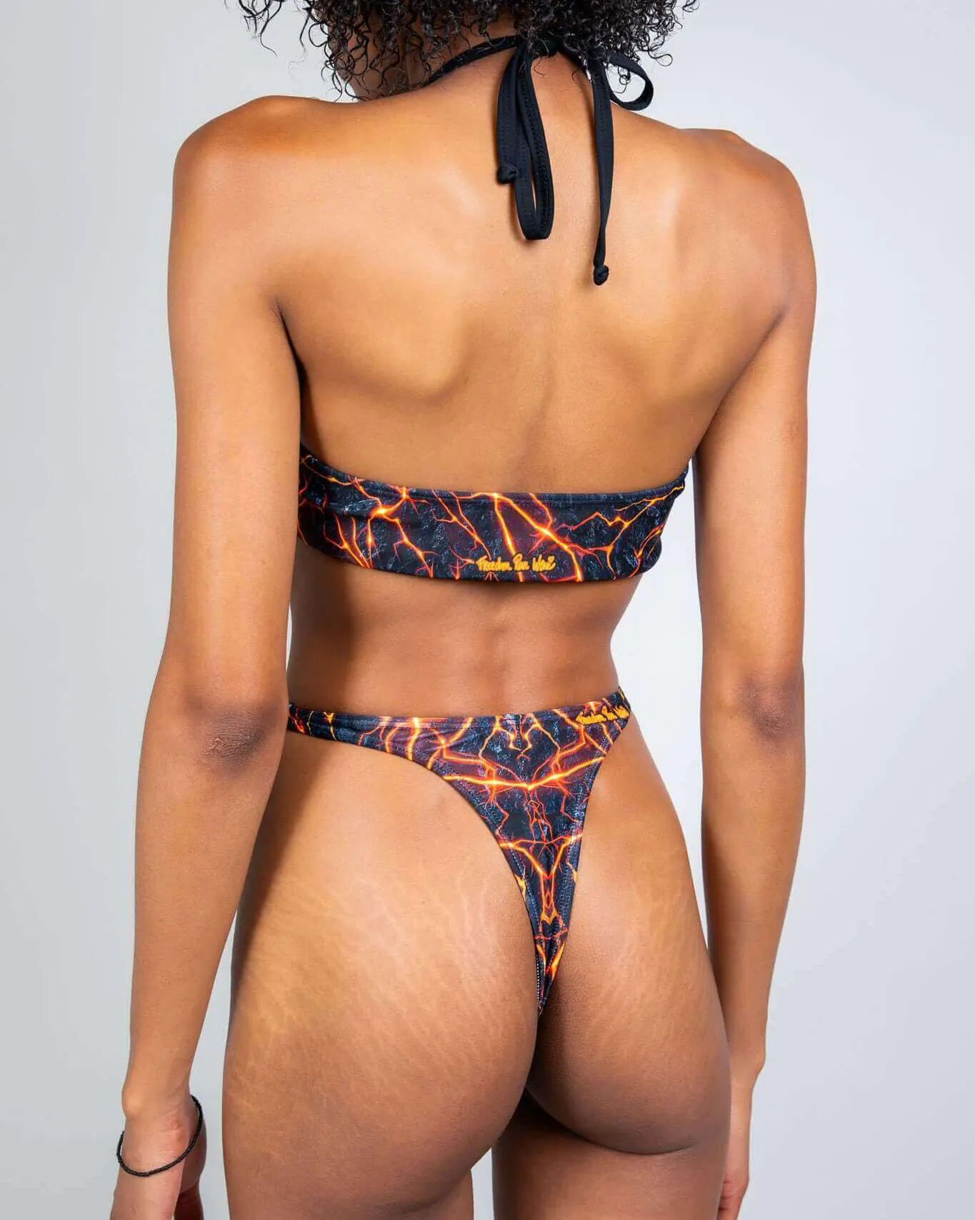 Magma Twist Tie Bandeau Top