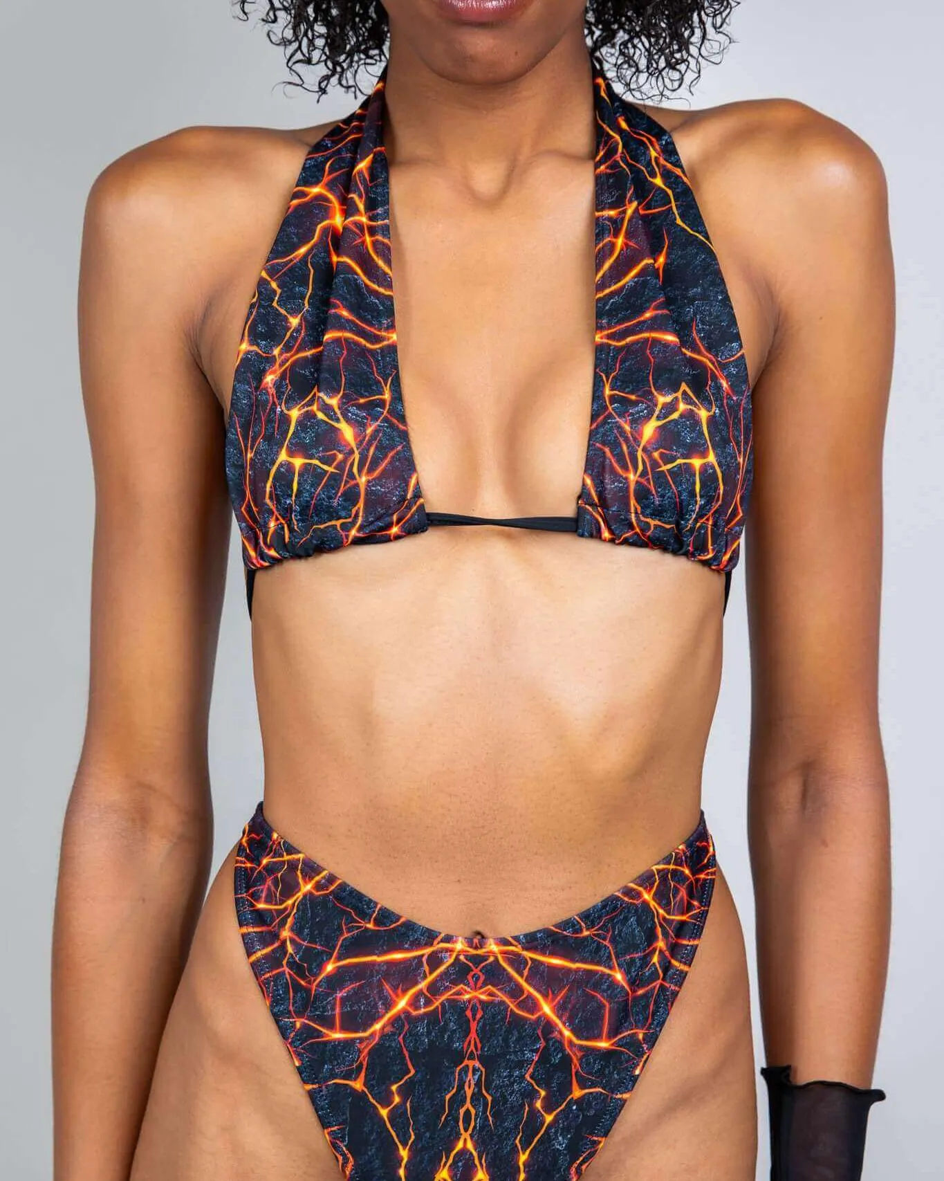 Magma Twist Tie Bandeau Top