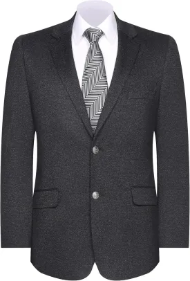 Men's Sport Coat Classic Fit Knit Blazer 2 Button Single Breasted Notch Lapel Casual Sports Jacket for Daily