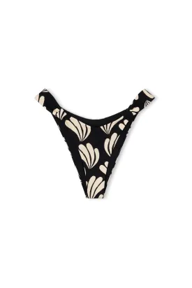 Palm Rouched Side Curve Brief