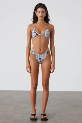 Ripple Stripe Halter Top