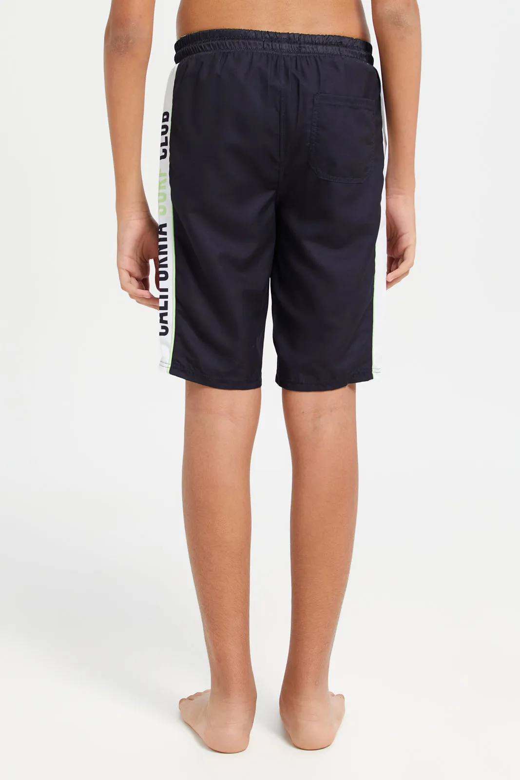 Senior Boys Black Board Shorts