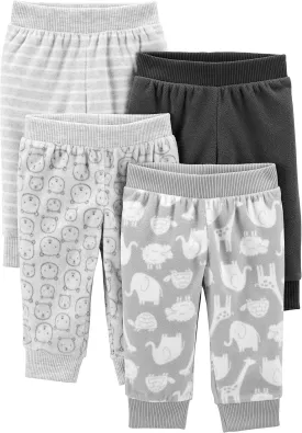 Simple Joys by Carter's unisex-baby 4-pack Fleece Pants