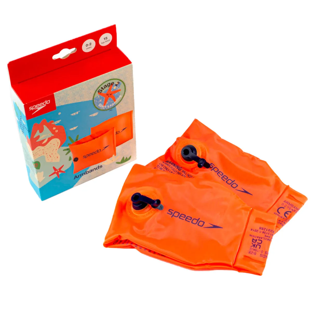Speedo Swimming Armbands - Youth - Orange