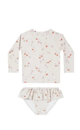 The Rashguard Swimsuit Set by Rylee   Cru - Natural - BABY