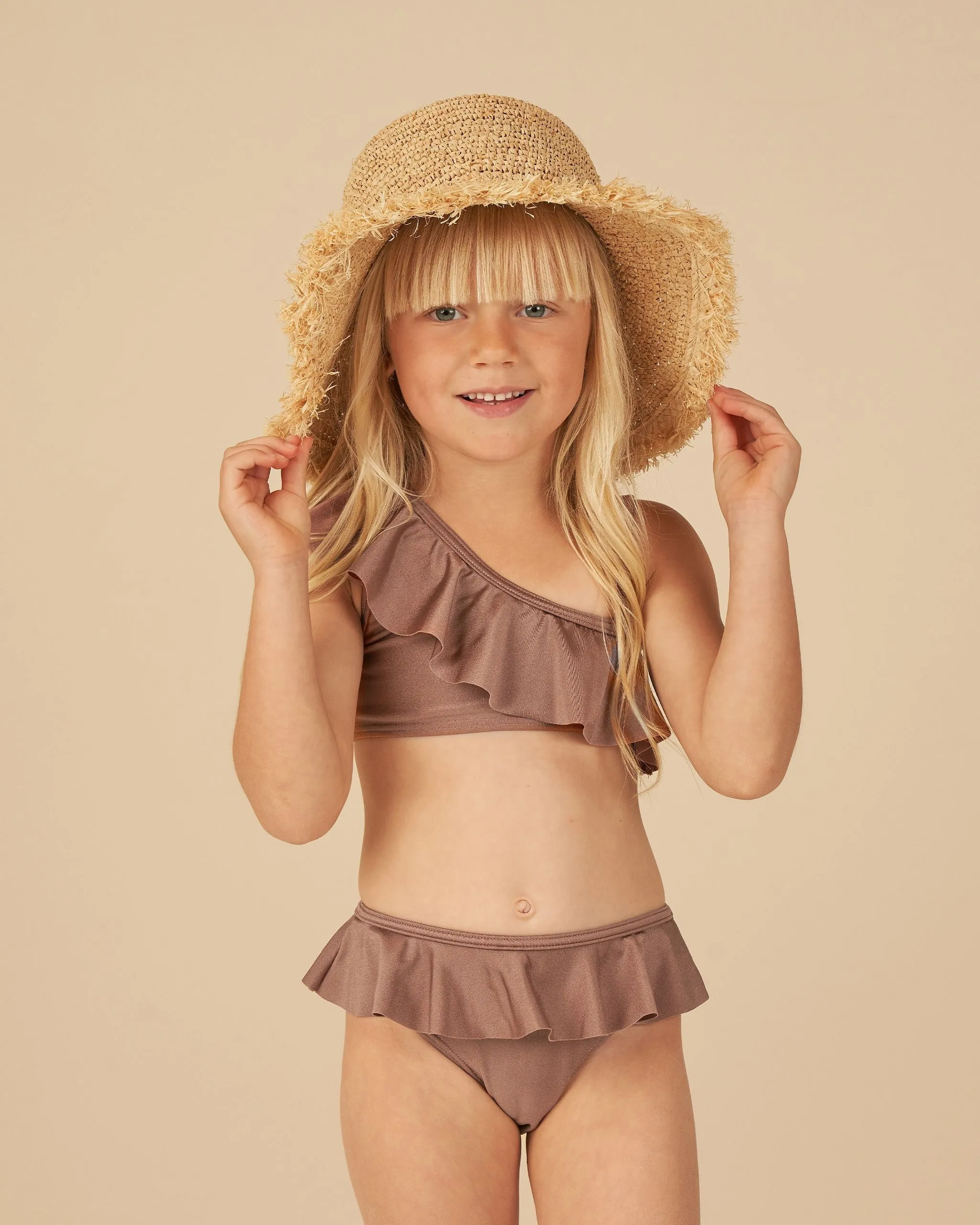 The Skirted Bikini by Rylee   Cru - Mulberry - KIDS