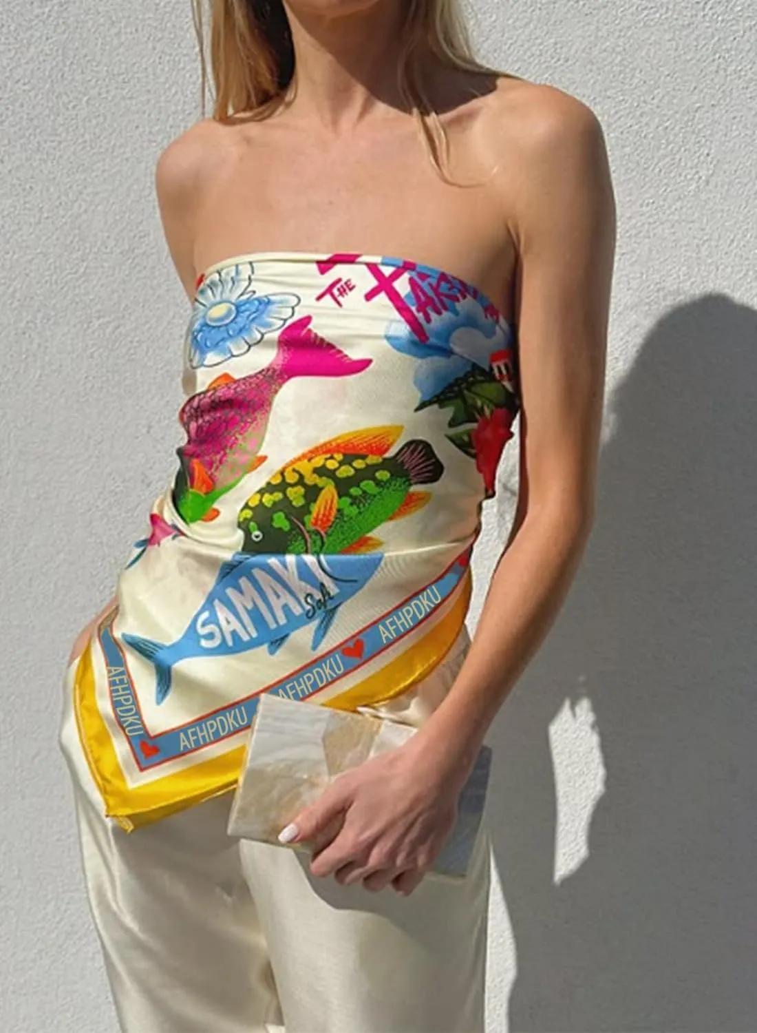 Women's Beach Swimwear Printed Long Sarong Coverups Bathing Suit Pareo Large Pashmina Wrap Skirt